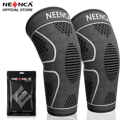 NEENCA 2 Pack Knee Brace Knee Compression Sleeve Support for Knee Pain Running Work Out Gym Hiking Arthritis ACL PCL Joint Pain Relief Meniscus Tear Injury Recovery Sports