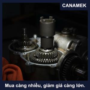 【CANAMEK】 4 pronged cờ lê Moto Nut loại bỏ công cụ đôi Đứng Đầu ly hợp khóa Nut cờ lê nhiệm vụ nặng nề cho xe tay ga ATV Xe máy sửa chữa