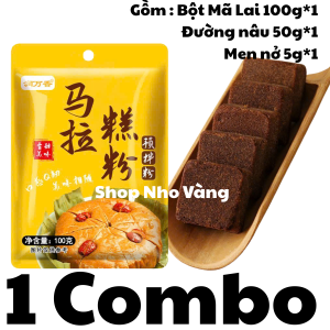 Bột bánh bò mã lai 100g đường nâu