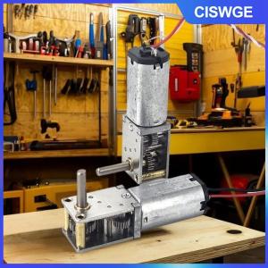CISWGE 1pcs DC 3V-6V 5V 10rpm tốc độ chậm mô-men xoắn lớn giảm động cơ góc bên phải d-trục xe ROBOT Mini N30 đầy đủ kim loại hộp số bánh động cơ