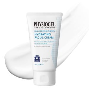 Physiogel Daily Moisture Therapy Hydrating Facial Cream Lightweight Face Moisturizer with Ceramide 72H Lasting Hydration For Dry & Sensitive Skin 2.5 fl. oz.