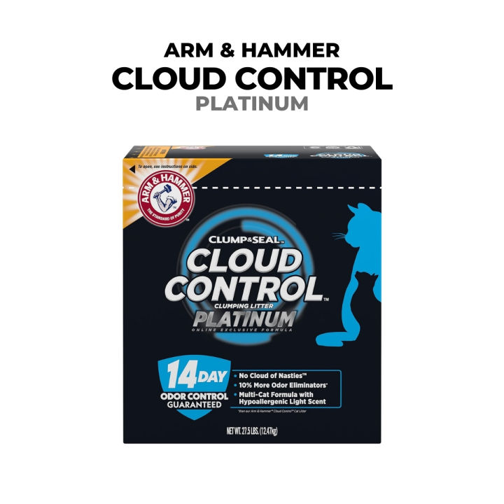 Arm & Hammer Platinum CLOUD CONTROL Clumping Cat Litter 27.5Lbs