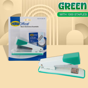 FCI Stapler With Staple Wire Available in 2 Colors (BLUE & GREEN) Standard Binding Steel Structure & Permanent and Temporary Staples for School and Office Use