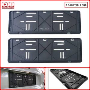 Tatakan Dudukan Plat Nomor Mobil Model Astra Variasi Isi 2pcs Ukuran 46cm Bahan Plastik Tebal MS ACC