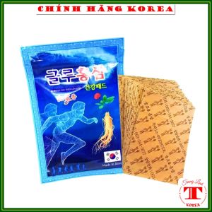 [Combo 5 gói] Cao dán hồng sâm hàn quốc Glu xanh gói 20 miếng - Chăm sóc chấn thương giảm đau nhức tranglinhkorea