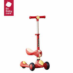 Bc Babycare 2 in 1 folding scooter children kids scooter kids car play toy car balance training 3 -15 years old baby scooter kids car big children can sit and ride