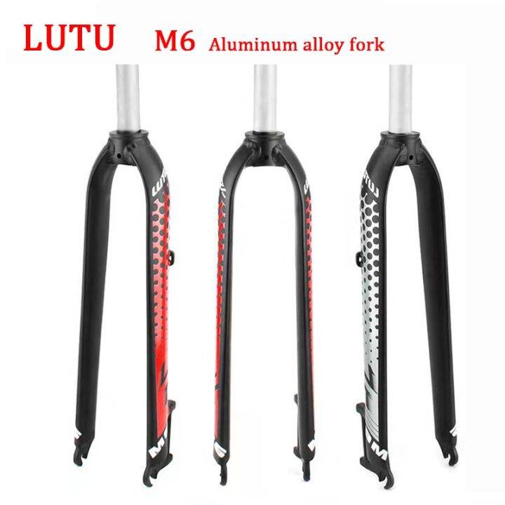 LUTU Bicycle Fork Aluminum Alloy Rigid Fork 26 27.5 29 Inch Ultra