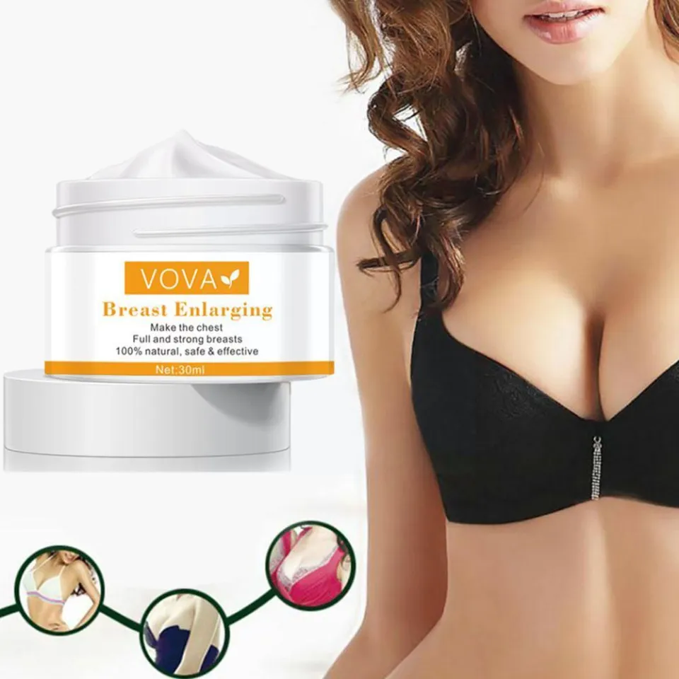 ES* VOVA Breast Enlargement Cream Up Size Boobs Firming Promote Female  Hormones Bust Enhancement Cream Breast Fast Growth Chest Care 30ML