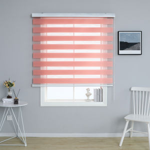 H.CHENG HOME Multi-colored 60/70/80/90/100/110/120/130/140/150/160/170/180cm width&160cm height Blackout Blinds for Windows Black Out Korean Blinds Venetians Duo Roller Blinds Curtain Office or Home