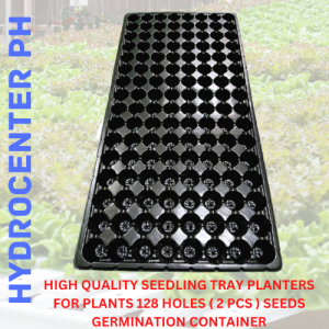 HIGH QUALITY SEEDLING TRAY PLANTERS FOR PLANTS 128 HOLES ( 2 PCS ) SEEDS GERMINATION CONTAINER BEST QUALITY SEEDLING TRAYS MAKUNAT TATAGAL NG TAON