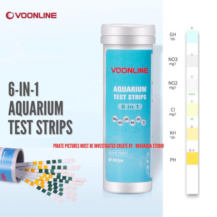 6 in 1 aquarium test clearance strips