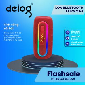Loa Bluetooth FLIP6 MAX âm thanh mạnh mẽ bass căng chống nước IPX7 pin dùng đến 12 giờ