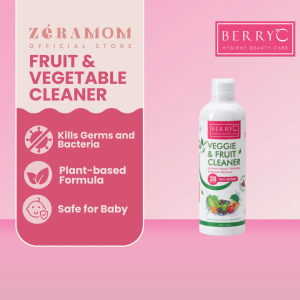 ZÉRA Mom - BerryC Natural Plant Based Fruit & Vegetable Cleaner | Food-Grade Wash |  Pesticide Remover (500ml)