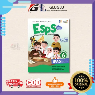 Buku ESPS IPAS Merdeka Revisi SD/Mi Kelas 3 4 5 6 - Kurikulum Merdeka Volume 1 dan 2 - Original