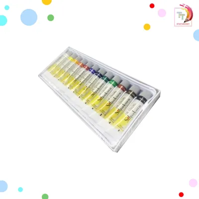 Silpakorn Pradit สีน้ำมัน ชุด12 สี ศิลปากรประดิษฐ์ ขนาด 12 ml. ( จำนวน 1 กล่อง )