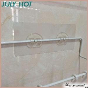 [JULYHOT] ตะขอแขวนติดผนังแบบยึดติดใต้ชั้นวางลวดที่แขวนชั้นวางของ