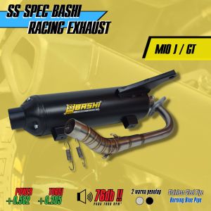KNALPOT BASHI SS SPEC EXHAUST STAINLESS RACING YAMAHA MIOJ/GT STANDAR