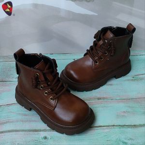 Katerina Fashion Korean Ankle Zipper Boots Shoes Kids For Girl #S-6727