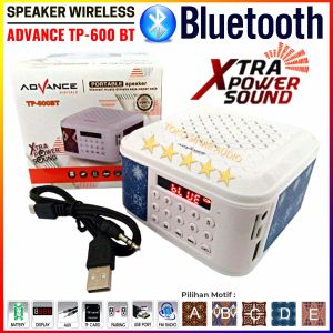CUMA 100 RIBUAN ~ SPEAKER MUROTTAL ALQURAN ANAK ADVANCE TP600BT WIRELESS / seaker bluetooth advance tp 600 bt saja ||speaker mini bluetooth banyak tombol || speaker mini murah || speaker kecil full bass - Toko Sinar Audio