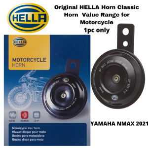 YAMAHA NMAX 2021 |HELLA MOTORCYCLE HORN 1PC | MOTORCYCLE DISC HORN | Super Loud | High Quality |Durable |Easy to install