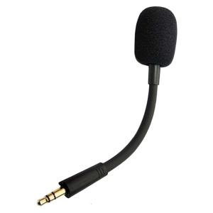 Headphone Microphone 3.5mm Male 3-section Mic Boom with Sponge Cover For X Headsets Replacement Accessory