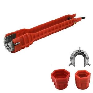 Sink Wrench Faucet Socket Wrench Faucet And Sink Installer Tool Anti-Slip Double Head Sink Installer Tool