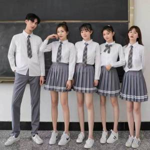 Class and School Uniforms Suit College Style South Korea High School Japanese Style jk Uniform British Junior High School Business Attire Summer Suit Students