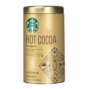 Bột cacao Starbucks Hot Cocoa Classic của Mỹ hộp 850gr - Thơm Ngon Đậm Vị Chuẩn Hương Vị Cà Phê Italia