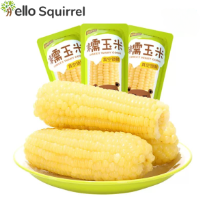 Northeast Instant Waxy Corn on The Cob Northeast Farmers Fresh Sweet and Sticky Fruit Corn Vacuum Pack