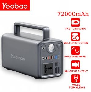 Yoobao EN300WLPD 220V 300W 72000mAh PD65W Quick Charging Power Station With LED Light Multi Functional