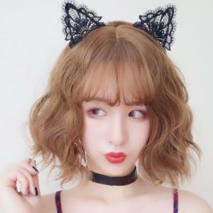 Cài tóc mèo hoá trang đáng yêu