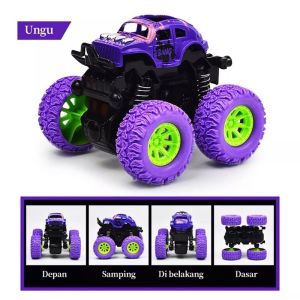 TK116 Maina Anak Mobil Monster Zap Jip 4 Road Driver 360 Derajat