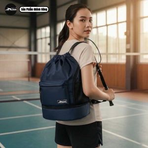 Balo Dây Rút Thể Thao Xbags Wisdom XB6005 Cao Cấp Màu Xanh Đen Chống Thấm Nước Siêu Nhẹ Có Ngăn Đựng Giày Riêng Năng Động Cá Tính!