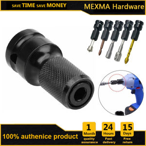 1/2 Inch Square To 1/4 Inch Hex Ratchet Socket Wrench Adapter Spanner Set Drive Converter Impact Too