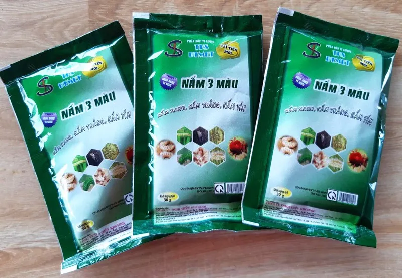 BTMET NẤM 3 MÀU Gói 30G : Vi Nấm Kí Sinh Phòng Trừ Sâu Rầy, Rệp ...