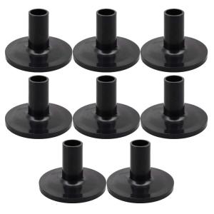 8 Pcs Cymbal Sleeves Plastic Black Drum Long Cymbal Sleeves Drum Kit Cymbal Support Musical Instruments Accessory