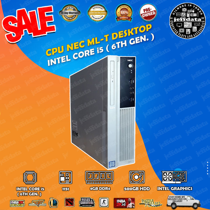 Cpu Desktop Slim Intel Core i5 6th Gen 8gb ddr4 ram 500gb hdd Intel Graphics Lazada PH