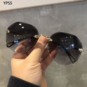 YPSS Sunglasses for Women Korean Style Driving UV400 Europe and America Trend Retro Sun Protection Cycling Shades Authentic Vintage Ladies Glasses Christmas