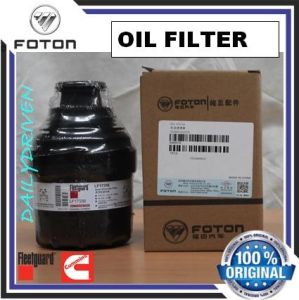FOTON OIL FILTER CUMMINS FOR FOTON TRAVELLER / THUNDER / TOPLANDER / TOANO GENUINE CUMMINS GENUINE FLEETGUARD
