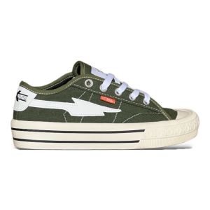 Sepatu XternalStepSure - Sepatu Sneakers Mitterns Storm Low Army White