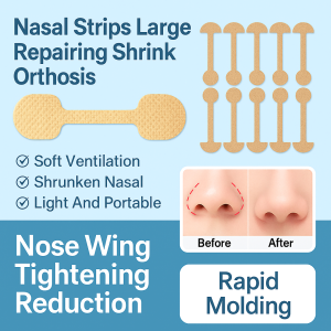 Disposable Nose Patch Nasal Patch Selfadhesive Narrow Shrink Nose Stickers Nose Wing Tape Stickers Barbell Beauty Nose Stickers