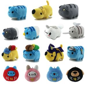 JEWELS1 Blue Cat Toy Bugcat Capoo Keychain Bag Charm Multiple Style Stuffed Bugcat Capoo Lovely PP Cotton Bugcat Pendant Birthday Gifts