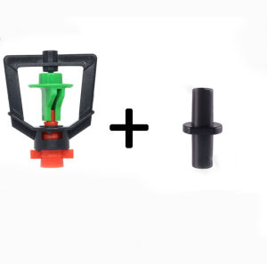 หัวพ่นหมอก สปริงเกอร์ มินิสปิงเกอร์ รดน้ำต้นไม้ รอบทิศทาง ขนาด 47- 5/7mm+ข้อต่อสามทาง สายไมโคร 4/7