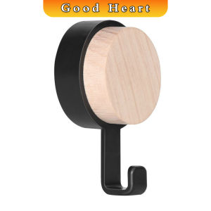 J.D. ตะขออเนกประสงค์ แขวน ไม่ต้องเจาะ ทนทาน ตกแต่งด้วนลายไม้ home hook