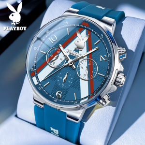 PLAYBOY Sport Watch For Men Sale Now Original Waterproof 2022 New Desigin Silicone Large Dial Mens Watch Gift Ideas For Boyfriend