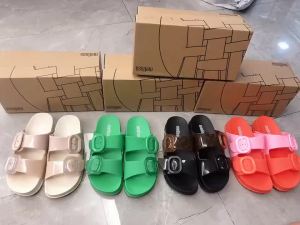 Melissa Slippers Thick-Soled Double-Breasted Flat Heel Sandal㏇X0414