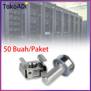 50PCS M6 Nut Baut Rack Server Hardcase/Baut Dan Mur Hard Case/Mur Baut Hardcase
