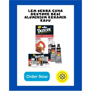 Lem Besi Dextone Lem Campur Epoxy Adhesives Serbaguna 1 Pcs 12 Gram