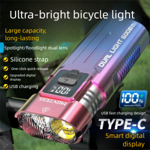 SPDD Có thể sạc lại Đèn xe đạp LED Dễ dàng lắp đặt Chống nước Đèn pin xe đạp Đèn xe đạp Ngoài trời