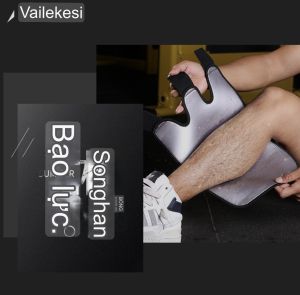 [38kg Đến 90kg] Đai Đốt Nóng Mỡ Bắp Đùi Phủ Bạc Sinh Nhiệt Có Nấc Tùy Chỉnh Dành Cho Nam Nữ